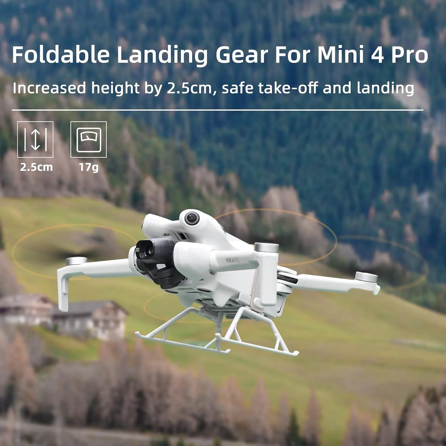 Landing Gear Compatible with DJI Mini 4 Pro -Orange