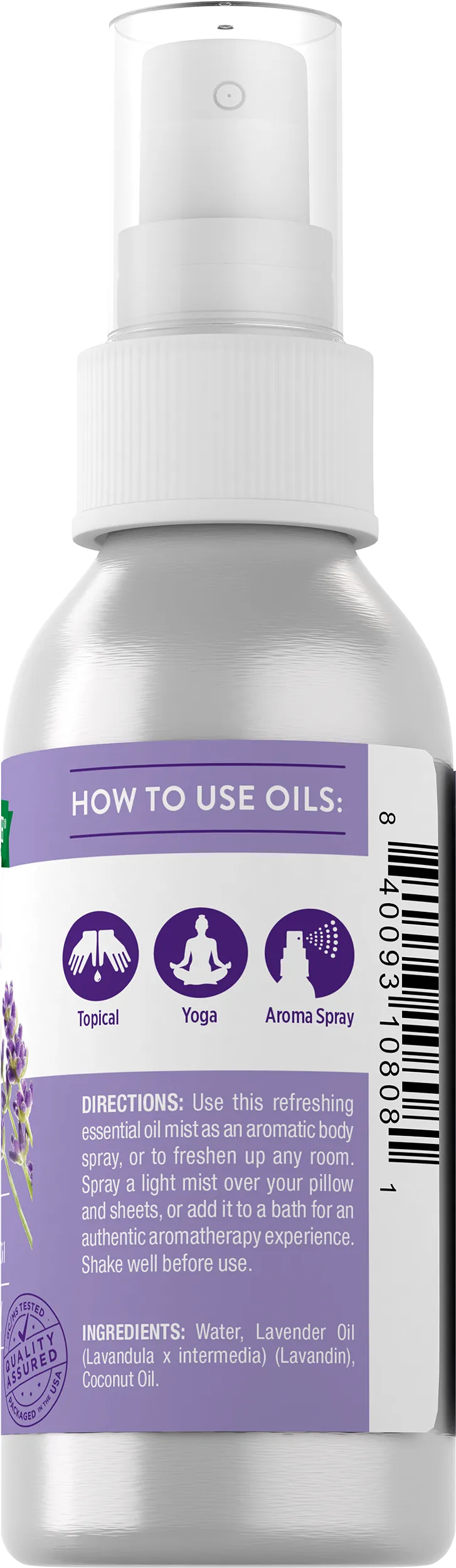 Lavender Essential Oil Mist Spray