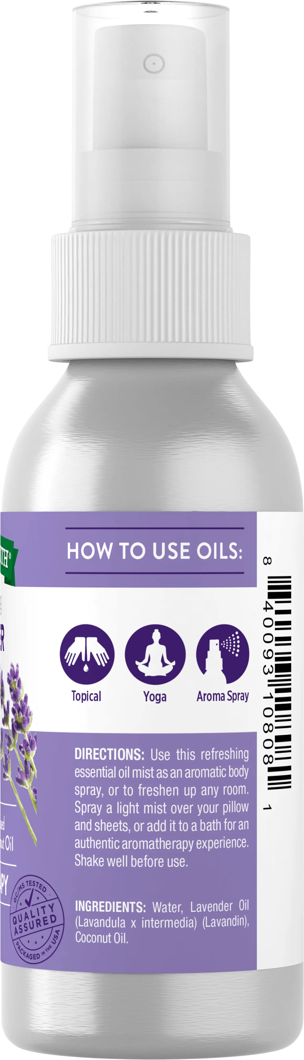 Lavender Essential Oil Mist Spray