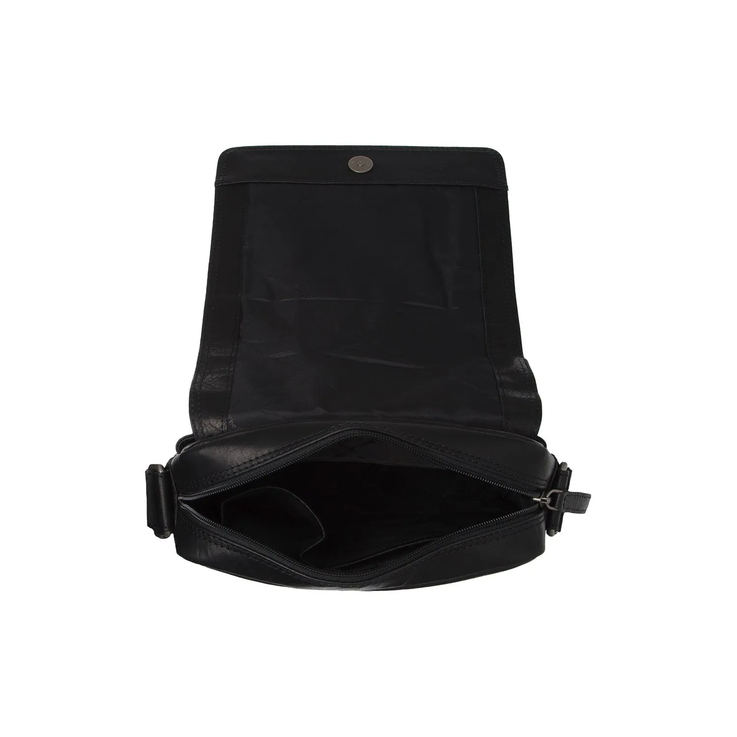 Leather Shoulder Bag Black Nairobi