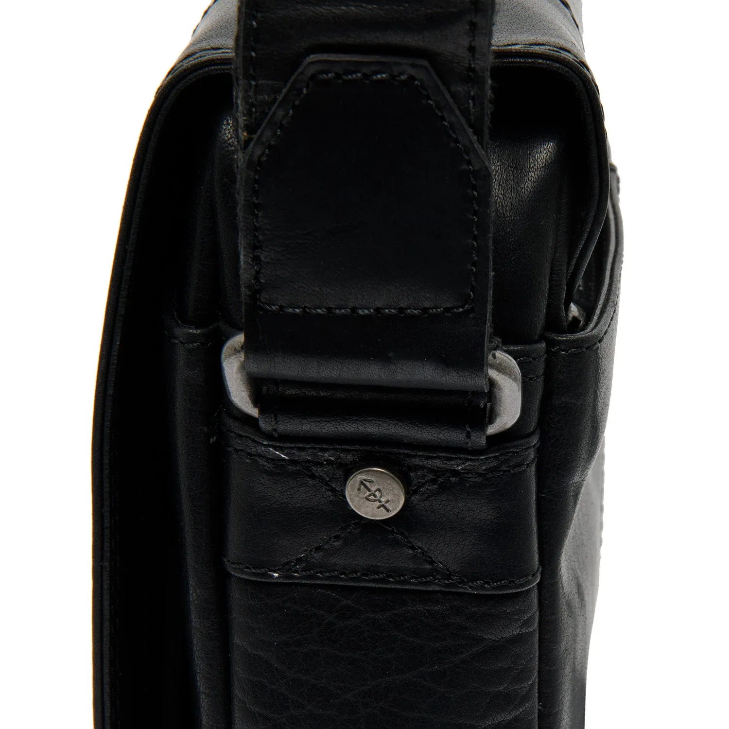 Leather Shoulder Bag Black Nairobi