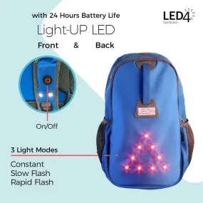 LED4 Outdoor Backpack Light Up LED-For Cycling, Hiking, Camping, Travelling