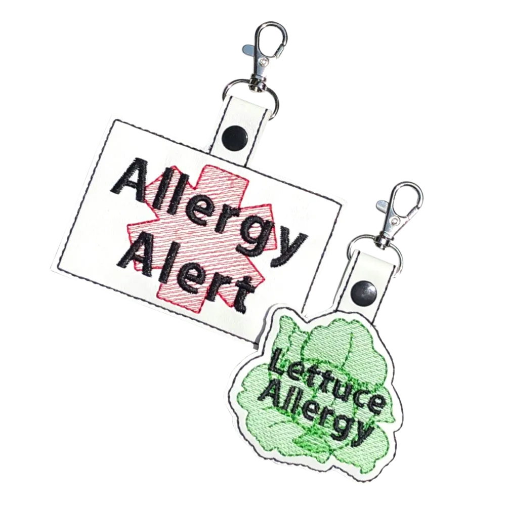 Lettuce Allergy & Large Allergy Alert Bundle