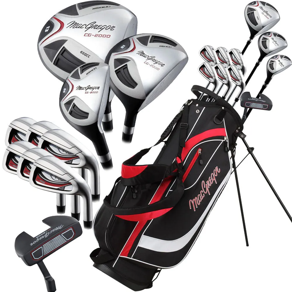 MacGregor CG2000 11-Piece Stand Bag Package Set - Steel