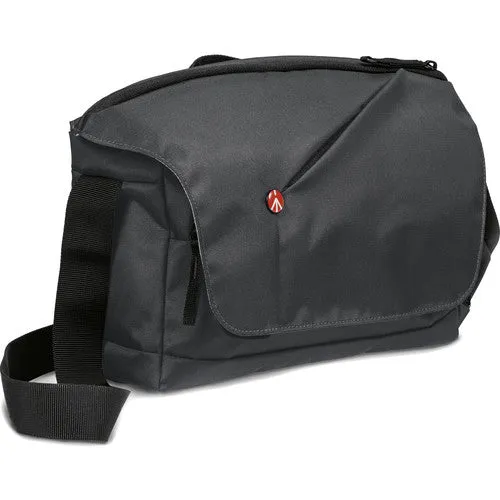 Manfrotto MB NX-M-GY NX Messenger Camera Bag for Drones, CSC, Lenses, etc. (Gray)