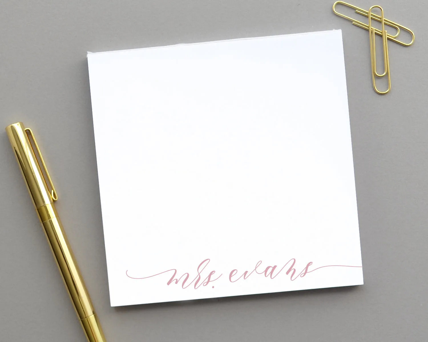 Modern Calligraphy Script Notepad