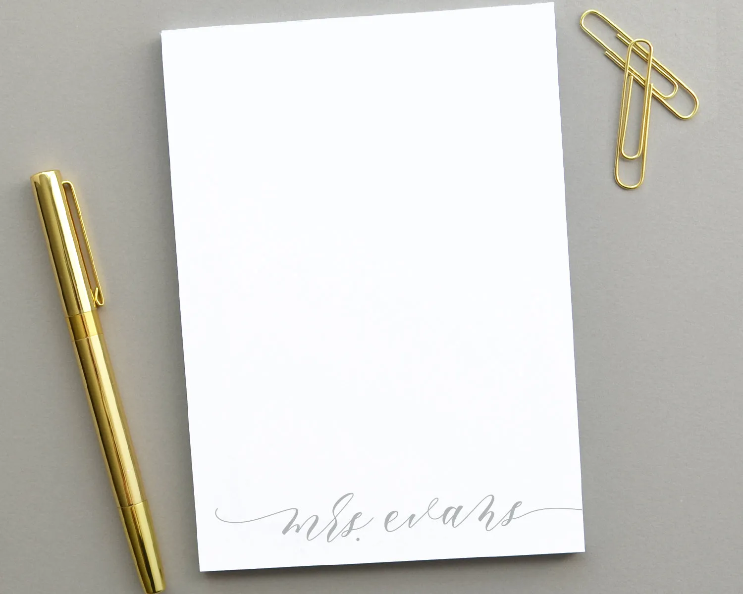 Modern Calligraphy Script Notepad