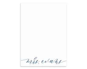 Modern Calligraphy Script Notepad