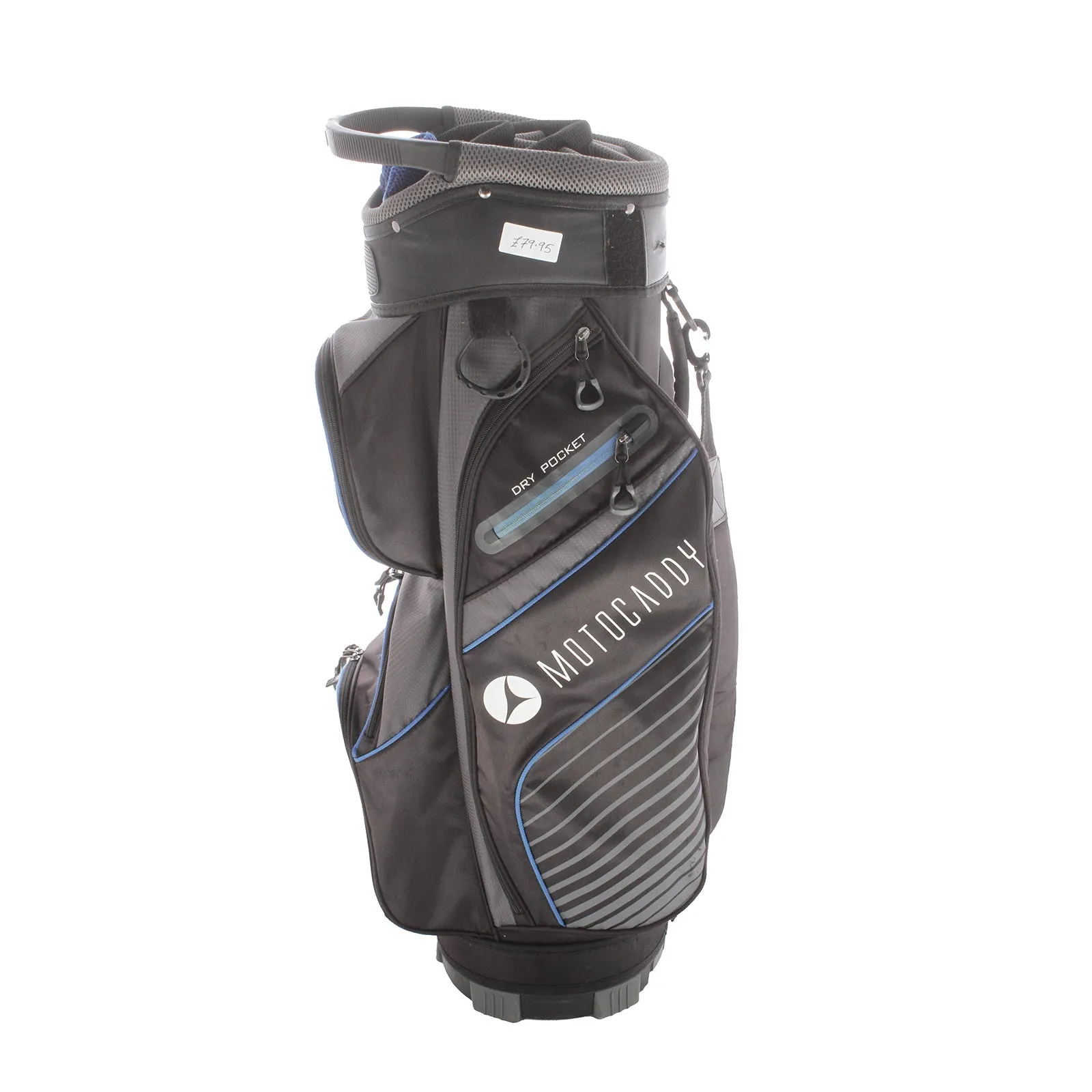Motocaddy Lite Series Cart Bag - Grey/Black/Blue