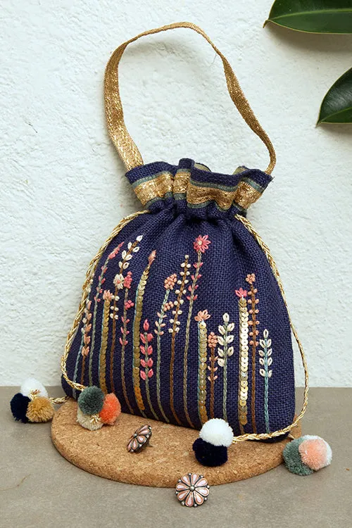 Navy Country Potli