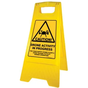NEW Caution DRONE ACTIVITY IN PROGRESS A-Frame