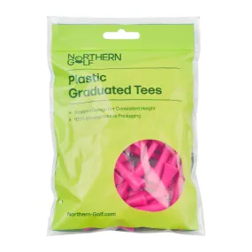 Northern Golf Pink Plastic Graduated Tees