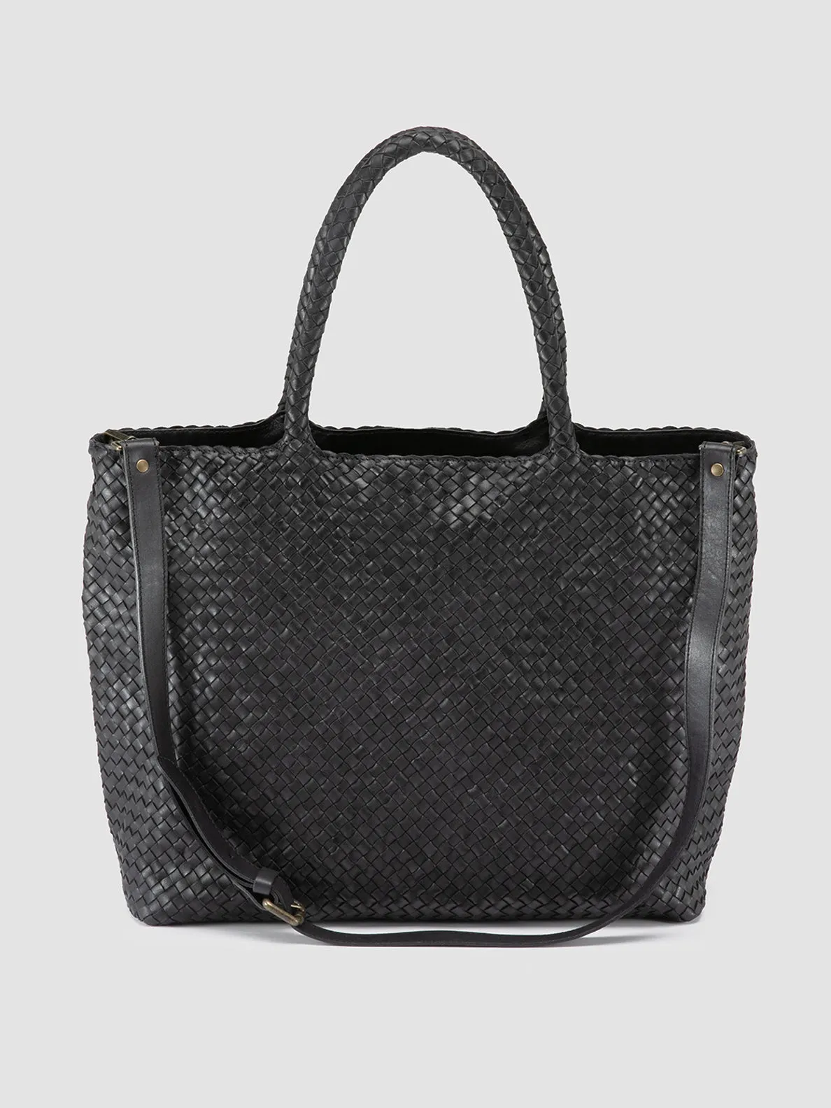 OC CLASS 35 - Blue Leather Shoulder Bag