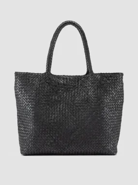 OC CLASS 35 - Blue Leather Shoulder Bag