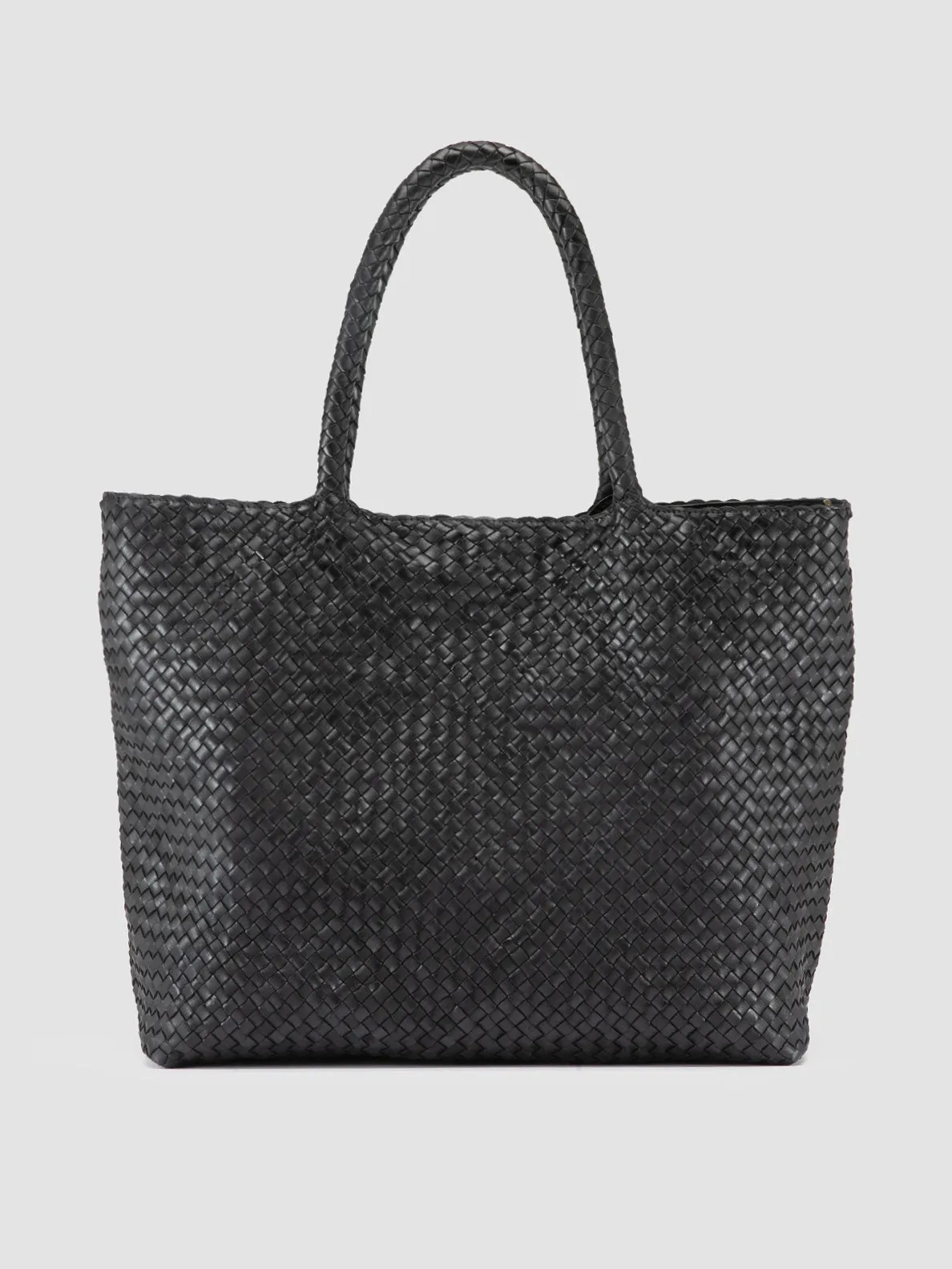 OC CLASS 35 - Blue Leather Shoulder Bag