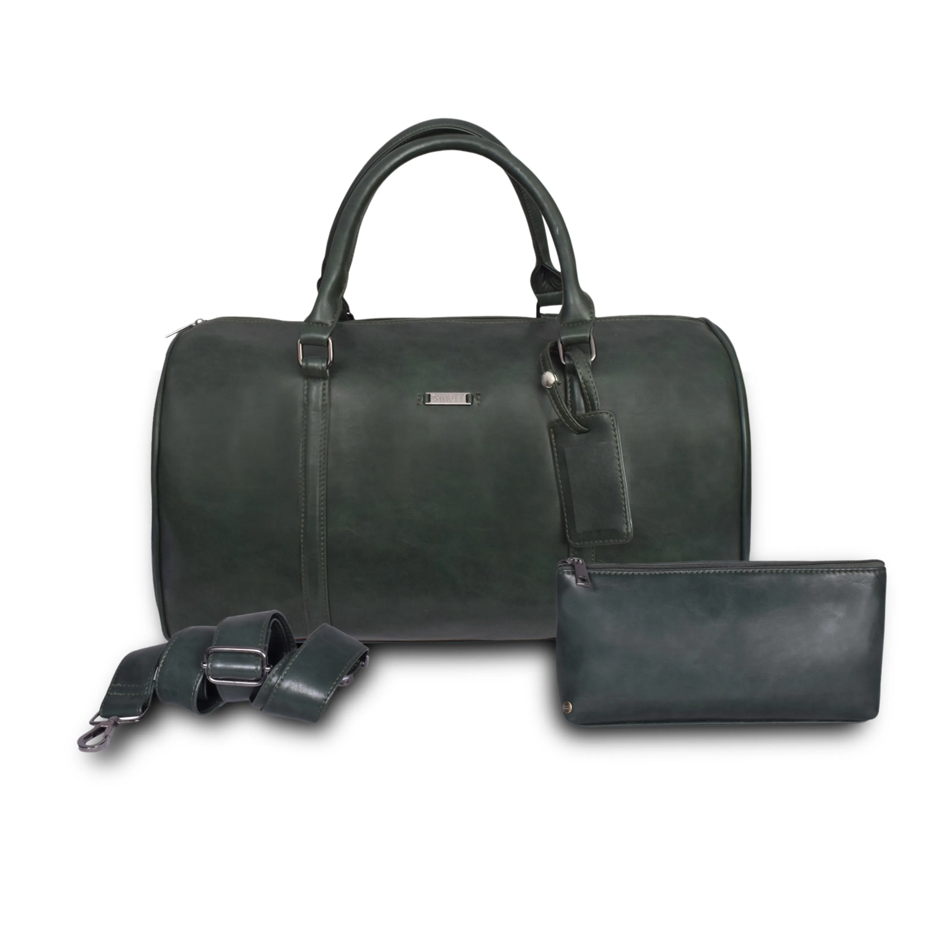 Olive Green cabin  Bag with Toiletry Kit - Carry on Luggage
