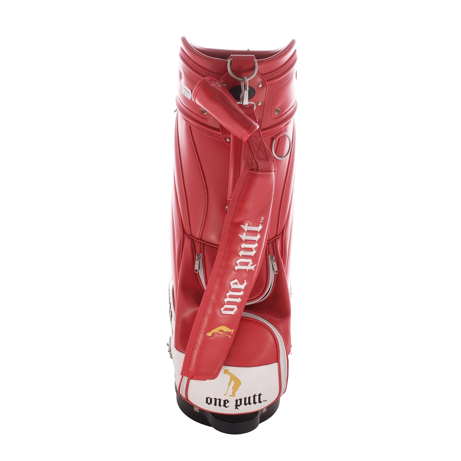 One Putt Second Hand Tour Bag - Red /White
