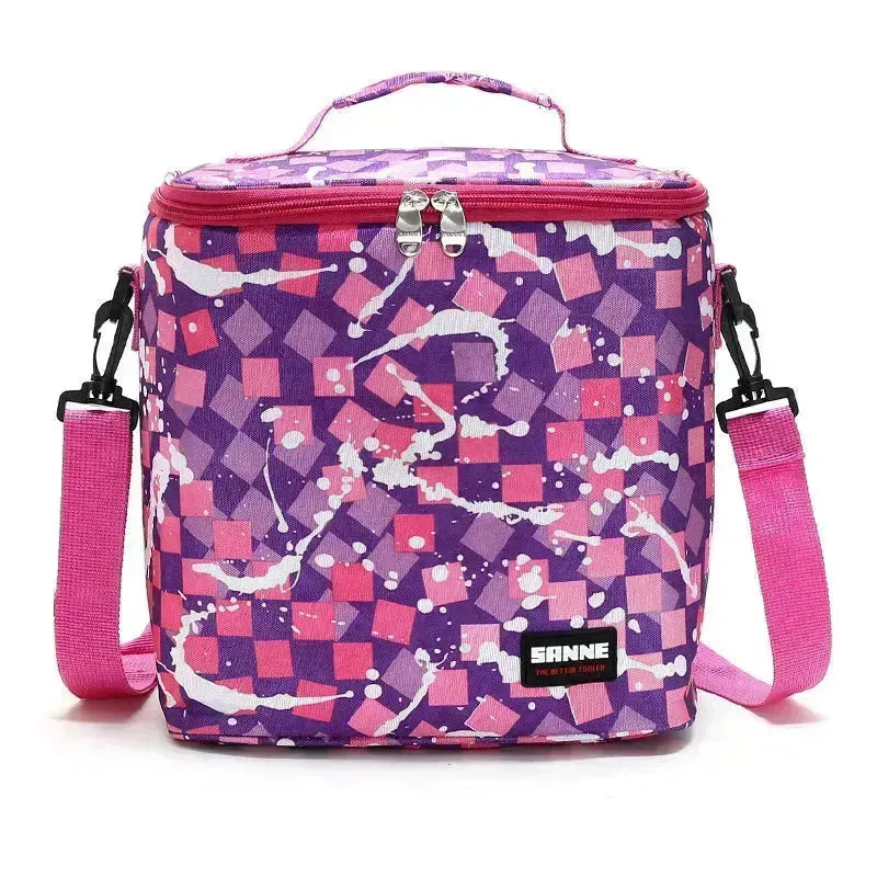 Outdoor Large Capacity Picnic Ice Pack Oxford Cloth Lunch Box PVC Insulated Bag