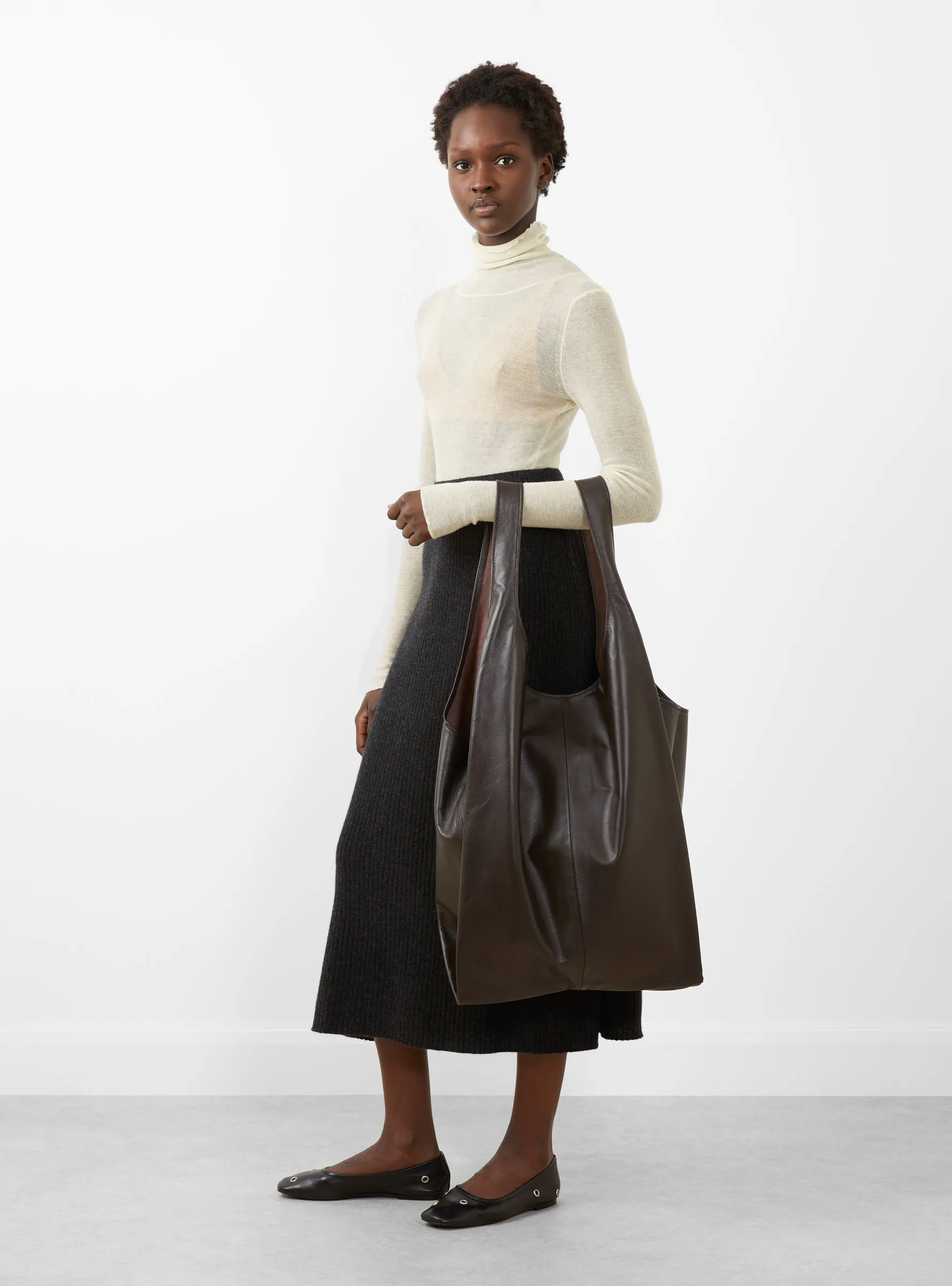 Oversize XL Shopper Braun