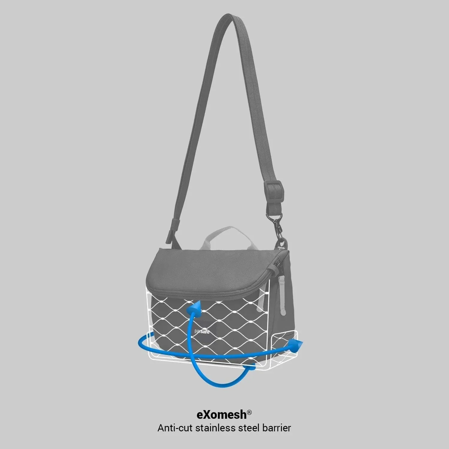 Pacsafe GO Anti Theft Saddle Cross Body