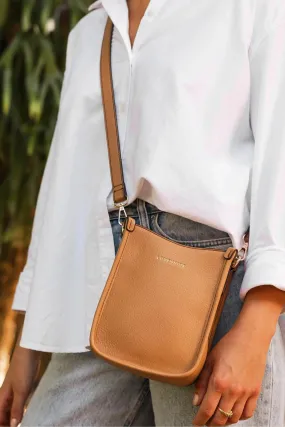 Parker Phone Crossbody Bag - Camel