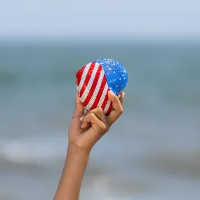 PATRIOTIC HEART CLUTCH - PJ139 MEDIUM