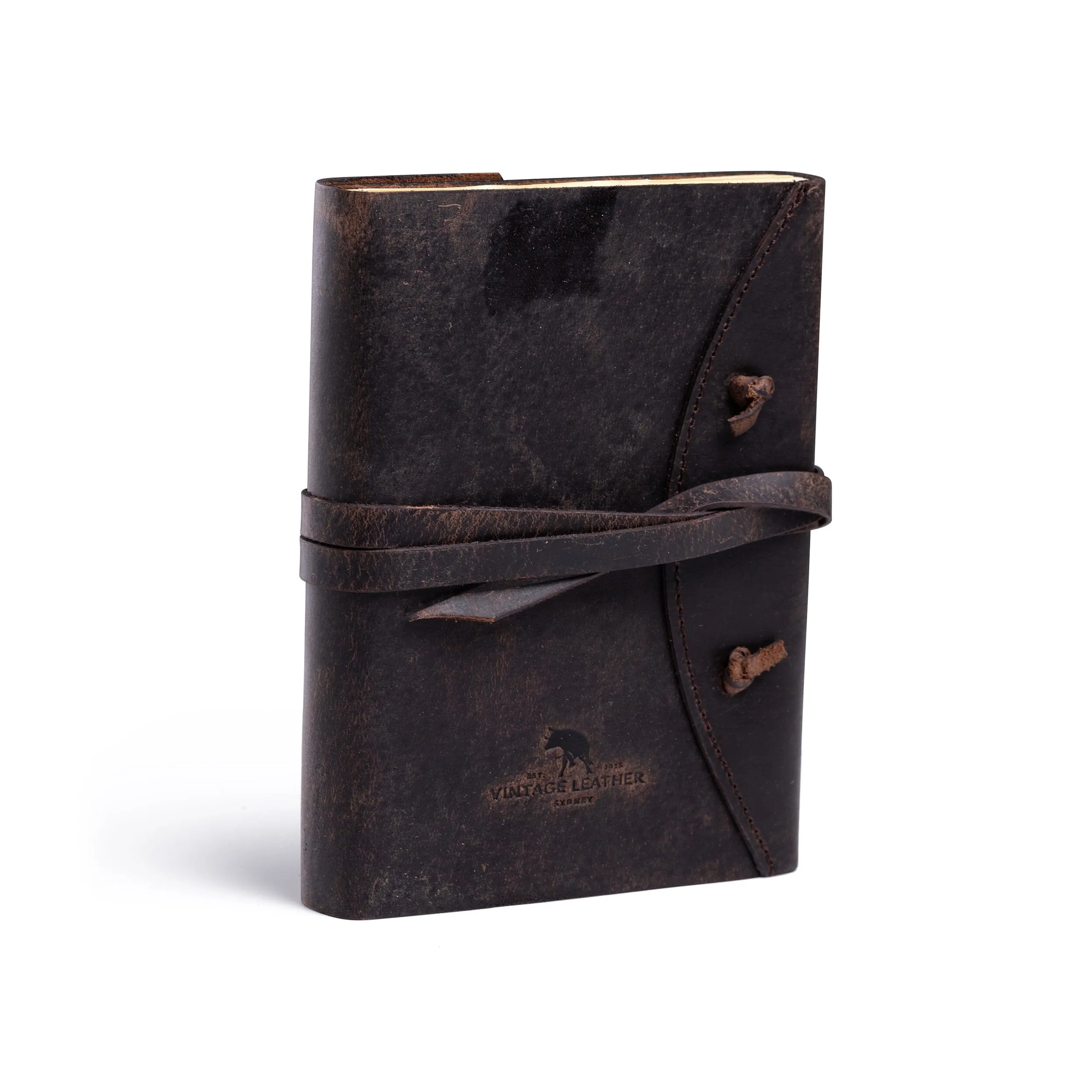 Personalised Leather Journal - Acacia