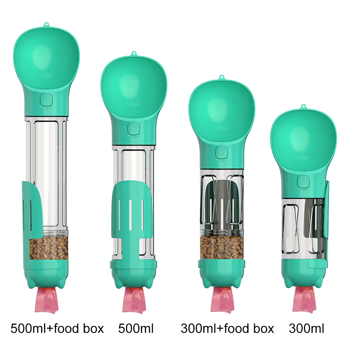 Pet Water Bottle | Multifunctional and Portable Dog Travel Water Dispenser with Food Container