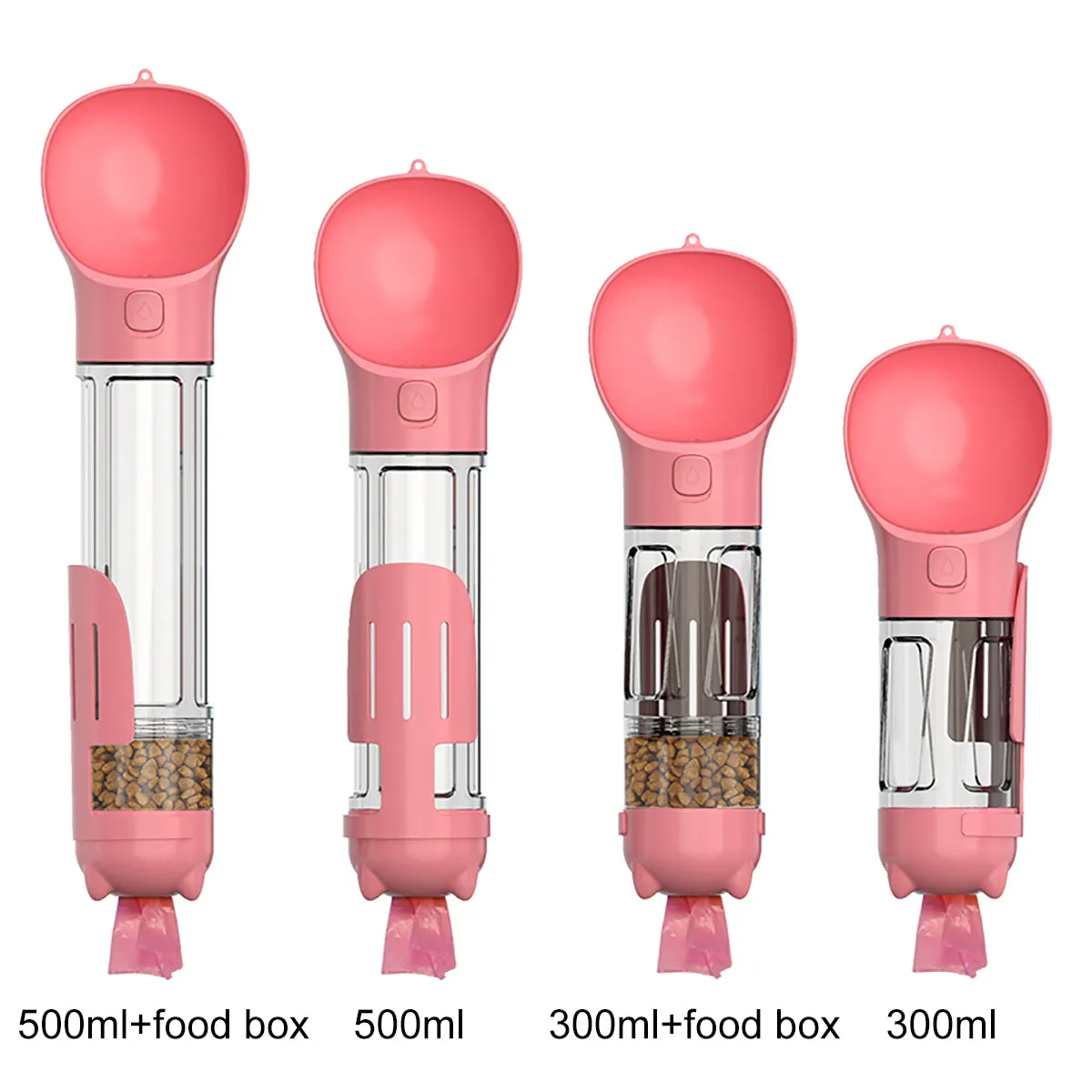 Pet Water Bottle | Multifunctional and Portable Dog Travel Water Dispenser with Food Container