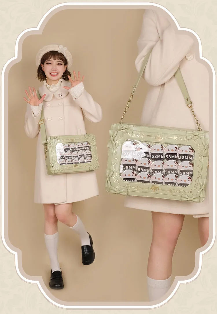 Picture Frame Retro Elegant Girl Women Cute Shoulder Messenger Bag