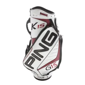 Ping G15 Tour Bag - White/Black/Red