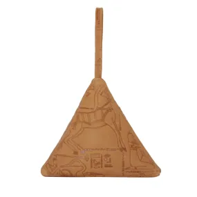 Pyramid Bag | Embossed Tan