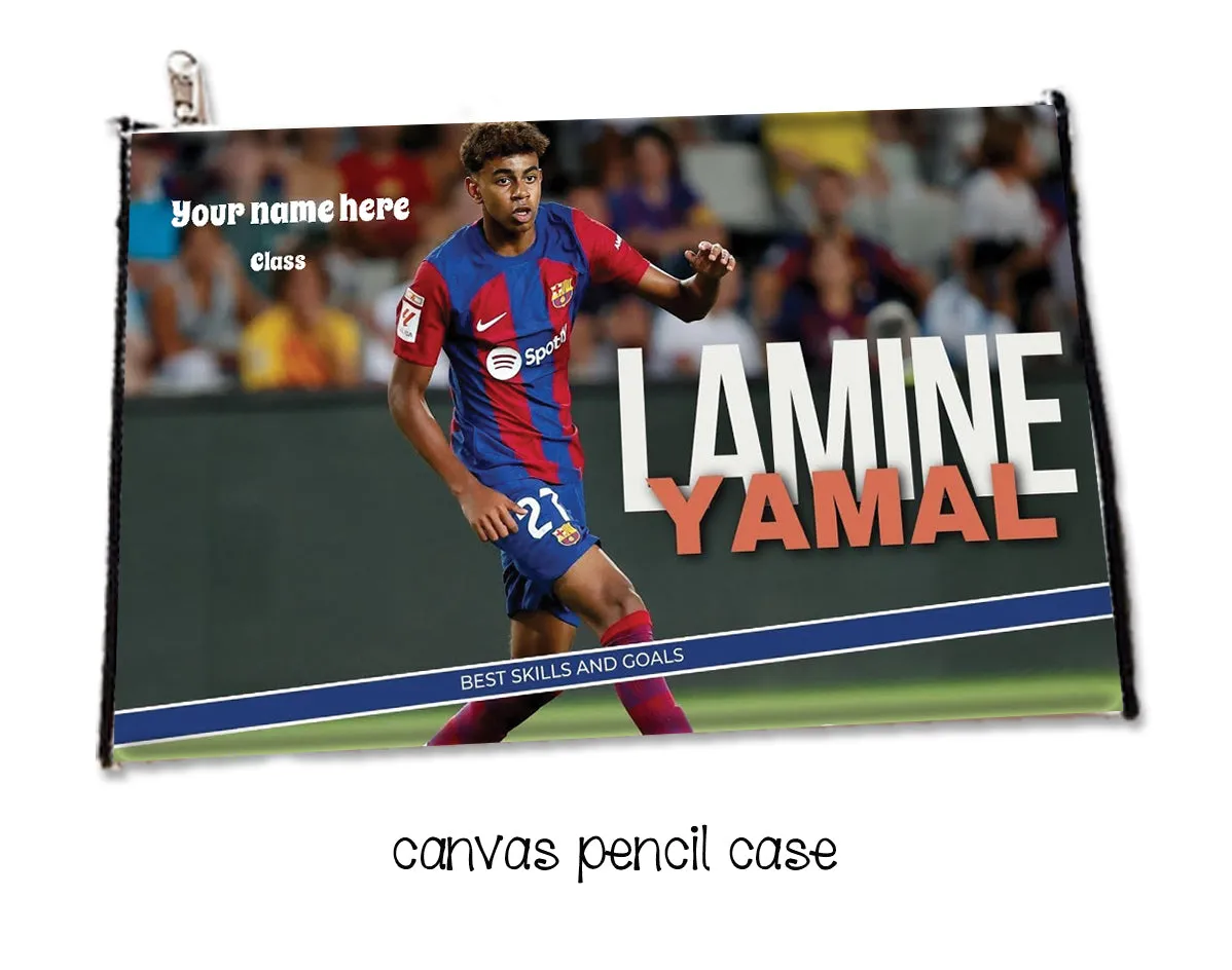 ""Lamine Yamal" School labels packs