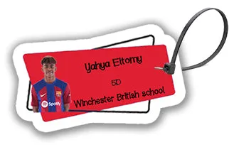 ""Lamine Yamal" School labels packs