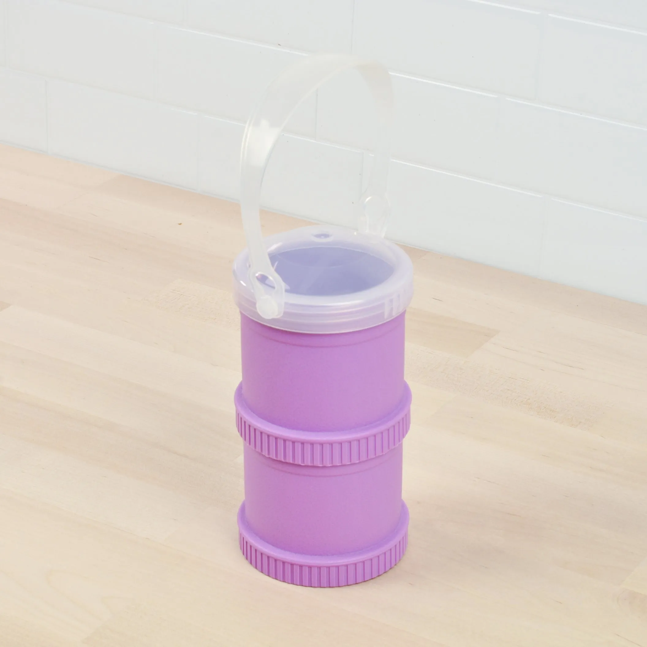 Re-Play Snack Stack Travel Lid with Handle