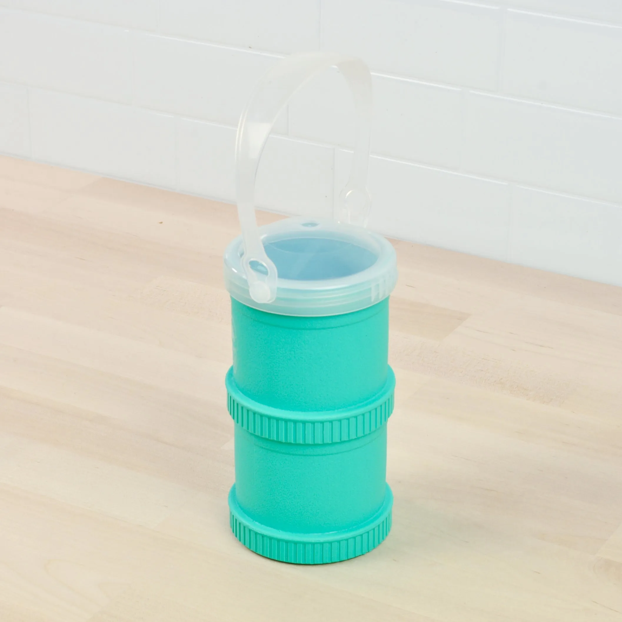 Re-Play Snack Stack Travel Lid with Handle
