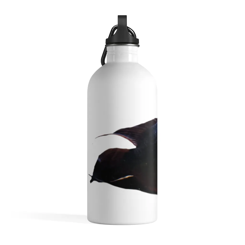Red Black Fish Stainless Steel Water Bottle