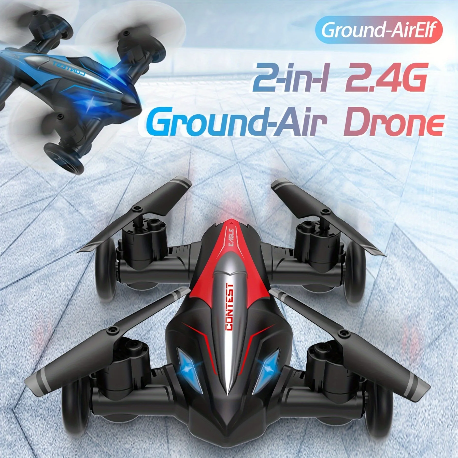 Remote-Controlled 2-in-1 Car