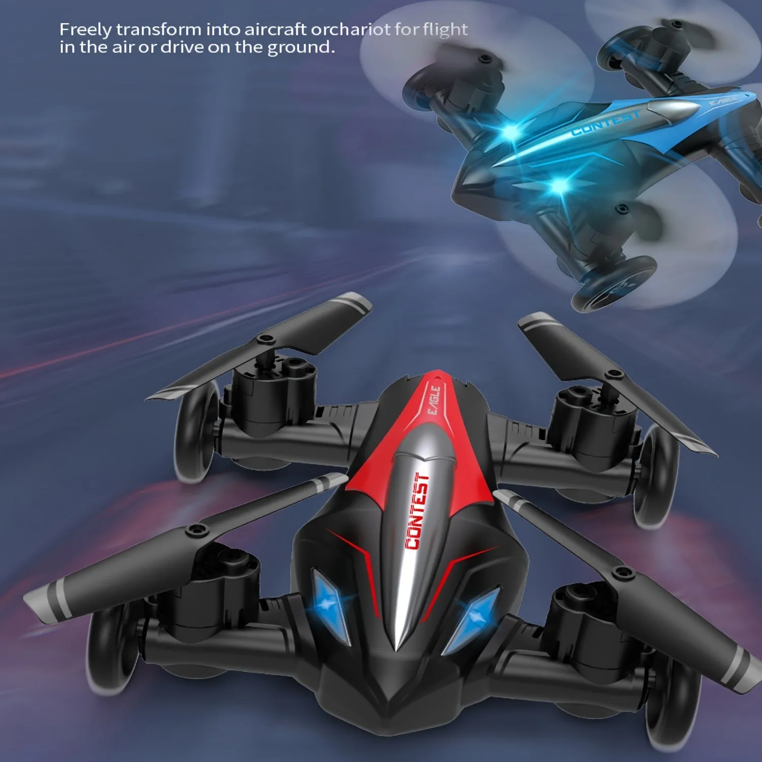 Remote-Controlled 2-in-1 Car