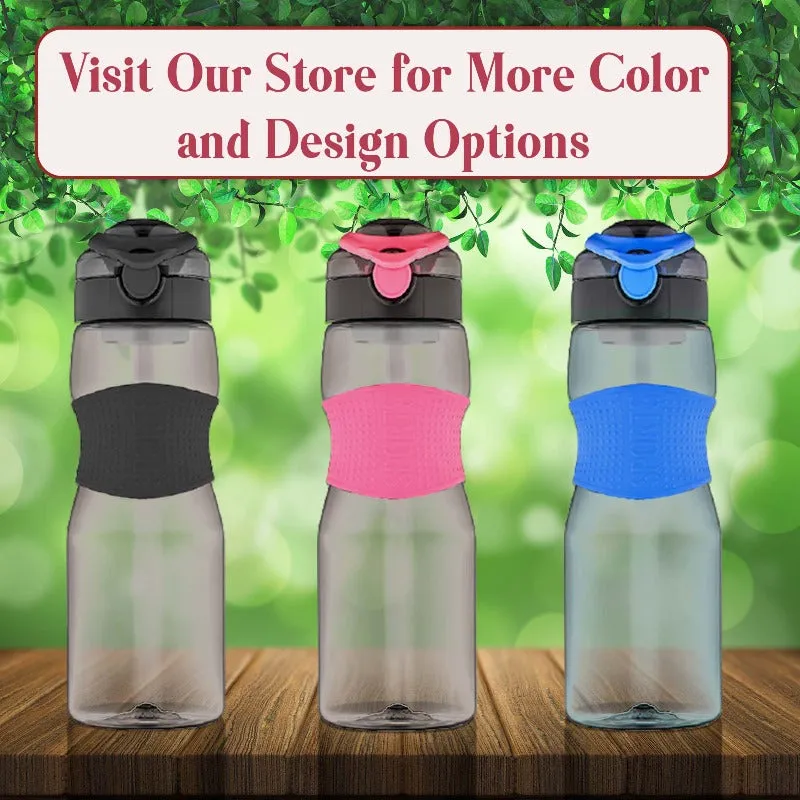 SAGA TRITAN WATER BOTTLE WITH SILICONE SLEEVE 730 cc (24.7 oz) 1 Pcs