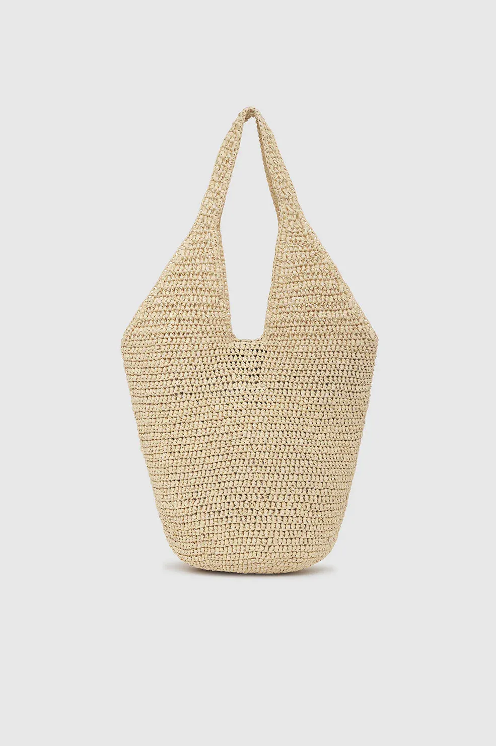 SMALL LEAH BO HO - NATURAL WITH BLACK