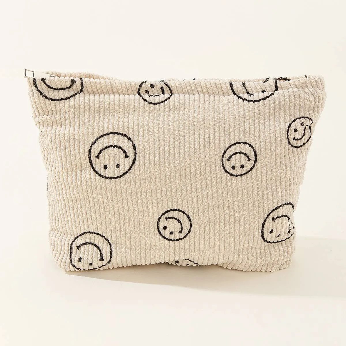Smiley Face Cosmetic Bag