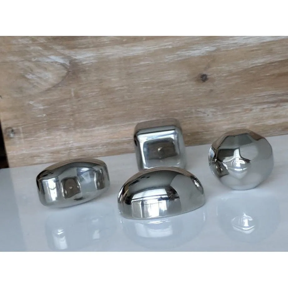 Stainless Steel Ice Cubes & Straws-Undiluted Cold Drinks!  Perfect for Iced Coffee & Alcoholic Drinks. *
