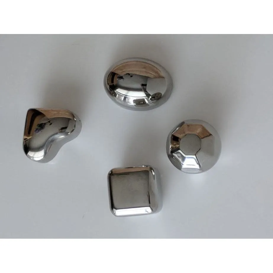 Stainless Steel Ice Cubes & Straws-Undiluted Cold Drinks!  Perfect for Iced Coffee & Alcoholic Drinks. *