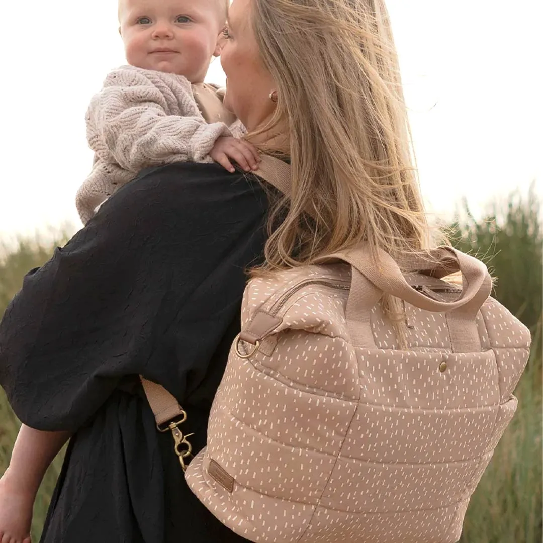 Storksak Organic Tote Changing Bag - Seashell