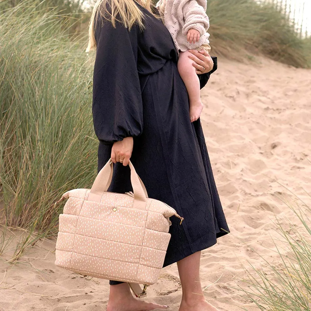 Storksak Organic Tote Changing Bag - Seashell