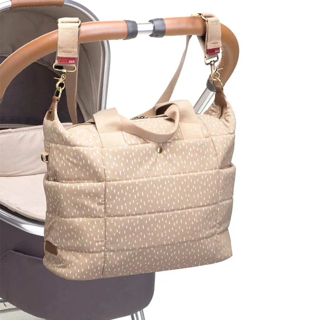 Storksak Organic Tote Changing Bag - Seashell