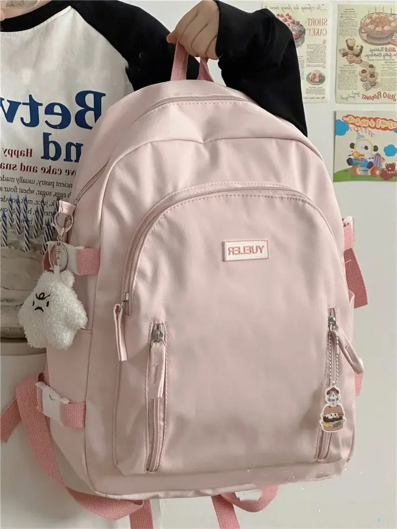TAVIMART  -  Japanese Ins Light Schoolbag Girl Small Fresh and Lovely Soft Girl Backpack Female High School Student Backpack