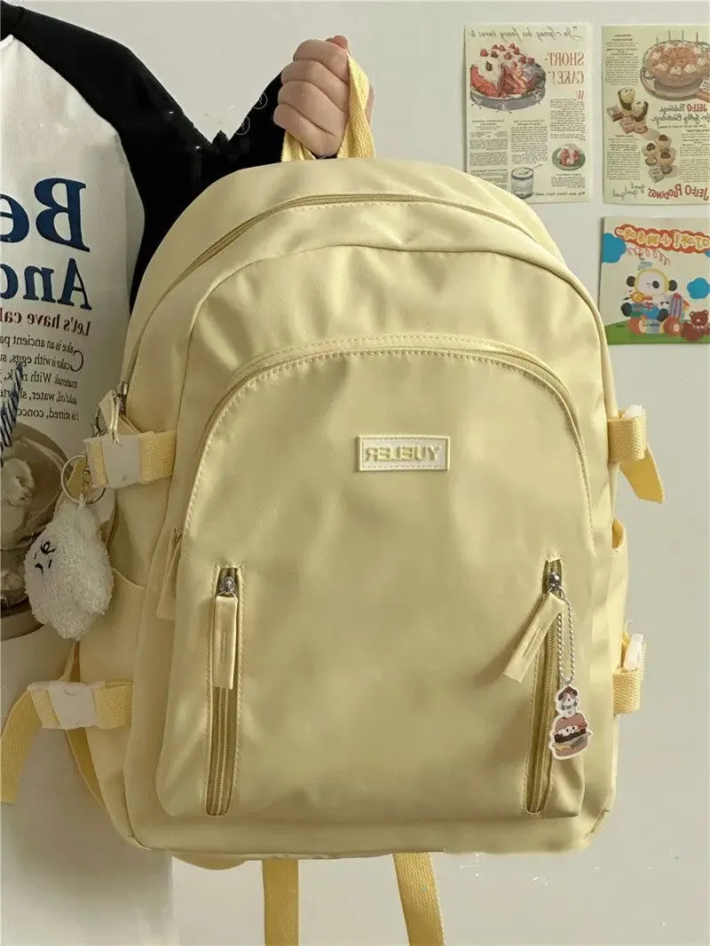 TAVIMART  -  Japanese Ins Light Schoolbag Girl Small Fresh and Lovely Soft Girl Backpack Female High School Student Backpack