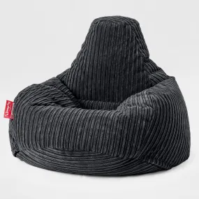 Teardrop Bean Bag Chair - Cord Black